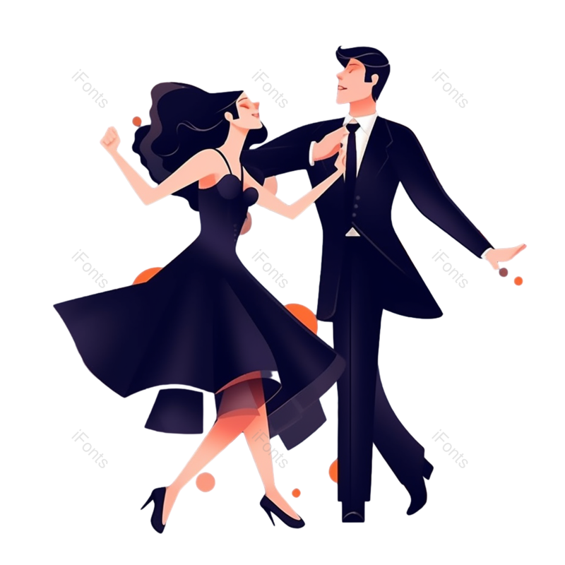 元素图片,卡通元素,插画PNG,女人免抠素材